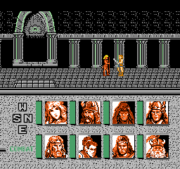 Advanced Dungeons & Dragons - Heroes of the Lance (Japan) In game screenshot